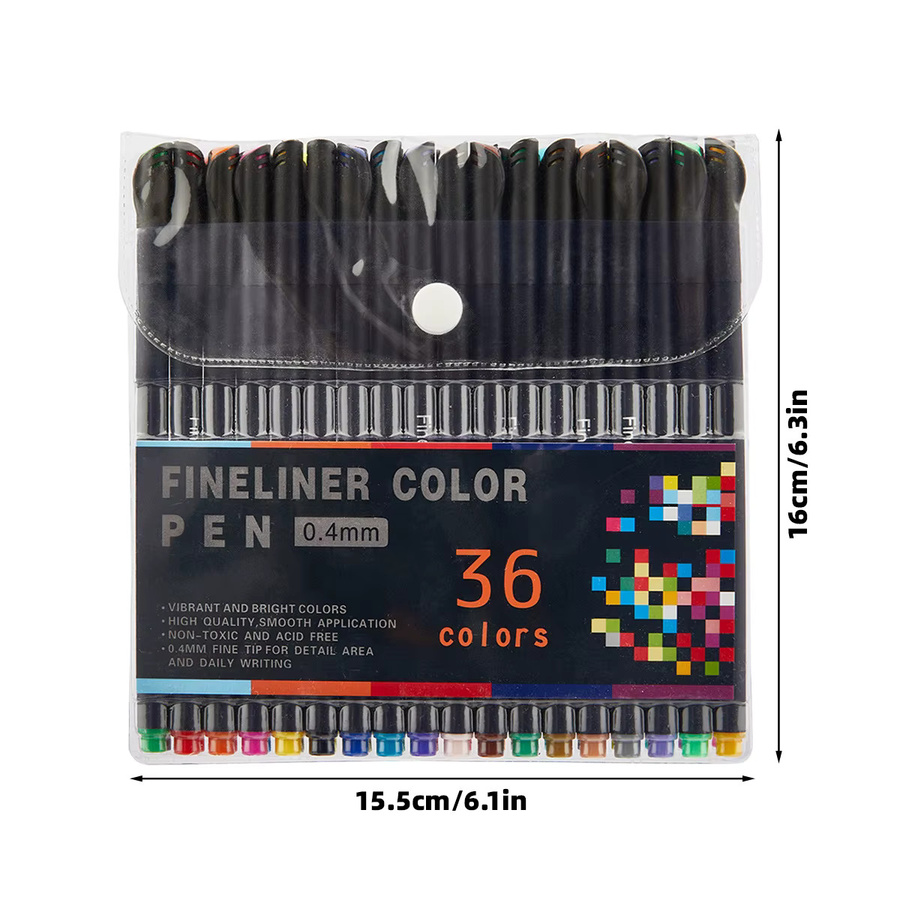 SHANDS Fine Liner Farbstifte mit 0,4 mm Spitze in Multicolour zum Skizzieren und Gestalten - Bild 5