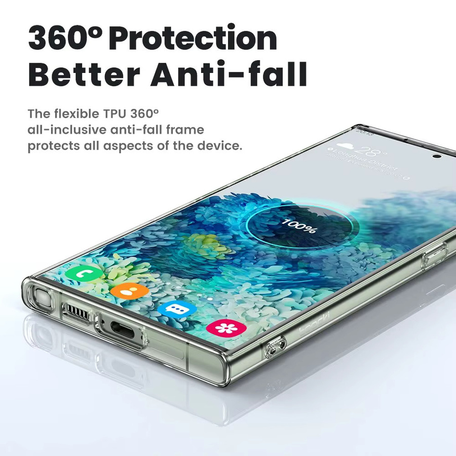 Toocki Transparente TPU Schutzhülle für Samsung Galaxy S21 Ultra S22 S23 S24 Series - Bild 3