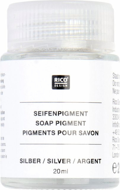 Rico Design Seifenpigment in Silber - Bild 1