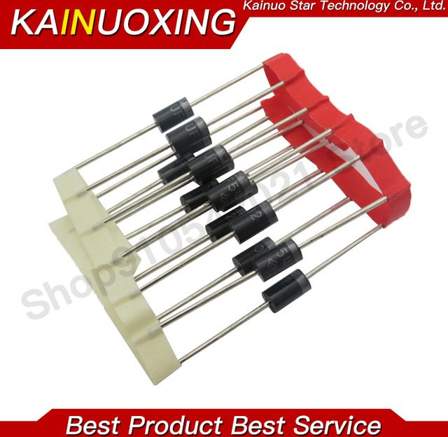 KAINUOXING 100 Stück Axiale Gleichrichterdiode Set mit 1N5408, 1N5404 und 1N5822 DO-27 Standard und Schottky Leistungsdioden in Schwarz - Bild 1