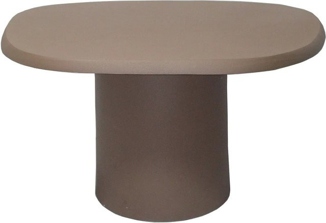Couchtisch Zinara von Vente-unique in Braun und Taupe mit Metallgestell, Breite: 70 cm - Bild 1