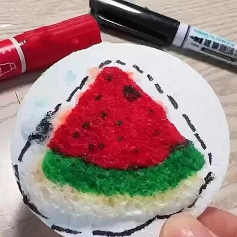 10er Set Puffy Textur Papier für 3D Kunstzeichnungen und DIY Malerei in Bunt für Kinder - Bild 2