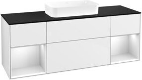 V&B Waschtischunterschrank Finion in Weiß lackiert, B/T/H: 160 x 50,1 x 50,1 cm - Bild 1