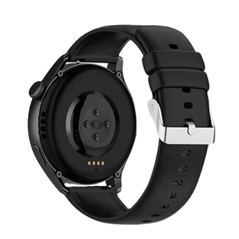 SNQP Uhrenarmband Silikon, 20mm, 22mm, Schwarz, Unisex - Bild 2
