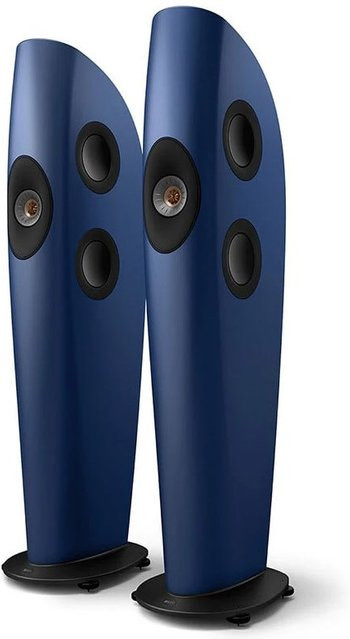 KEF Blade Two Meta Stand-Lautsprecher Paar in frosted blue/bronze, passiv - Bild 1
