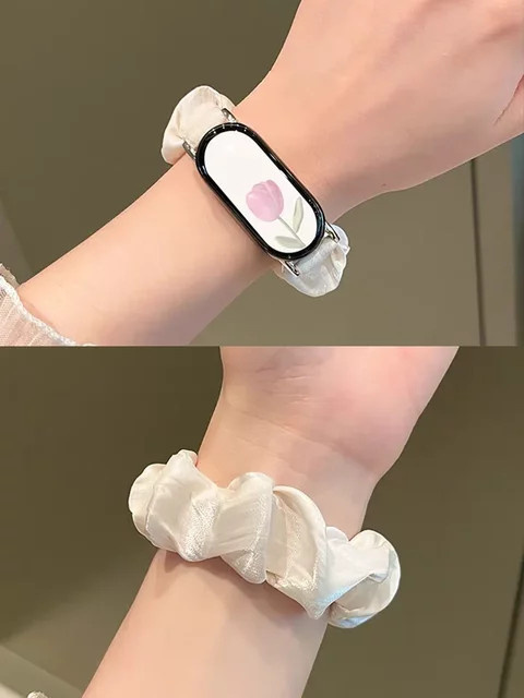 iwujiao Uhrenarmband Leder, Weiß - Bild 1