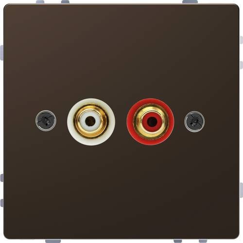 Merten Lautsprecher-Steckdose System Design in Mocca/Braun MEG4350-6052 - Bild 1