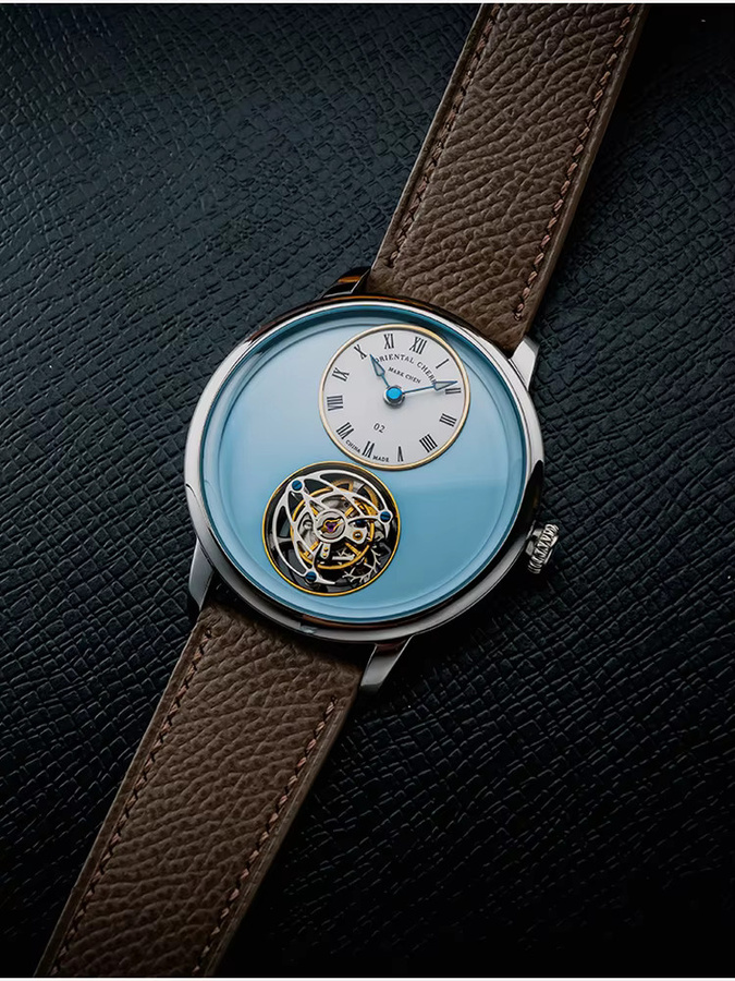 JILIAN Armbanduhr, Automatik, Edelstahl, Leder, Herren - Bild 2