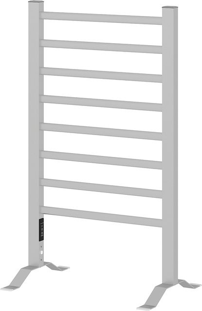 HOMCOM Handtuchwärmer für Wand oder Standmontage aus Aluminiumlegierung, 150W, Silber, B/T/H: 53 x 35 x 90 cm - Bild 1