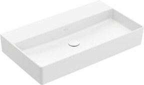 Villeroy & Boch Waschtisch Memento 2.0 in Weiß, Wandmontage, Rechteckig, B: 80 cm, T: 47 cm - Bild 1