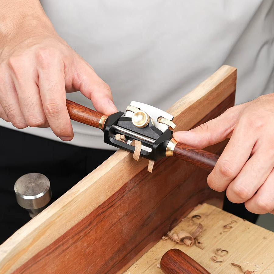 GDART Mini-Hobel für die Holzbearbeitung und Tischlerei zum Schneiden von Rillen und für DIY-Projekte - Bild 2