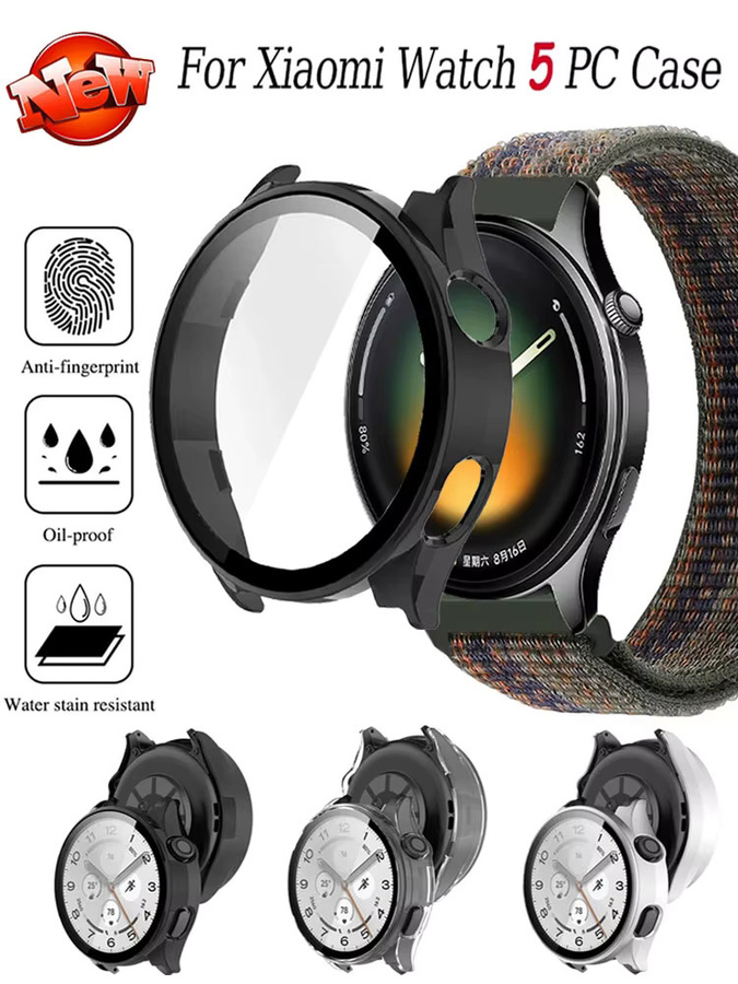 Xiaomi Watch 5 Schutzhülle, Kunststoff, transparent, Unisex - Bild 5