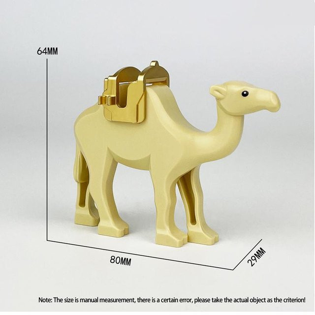 BC Pet Supplies Zoo Afrikanischer Elefant Sikahirsch Kamel MOC Bausteine, Tiere, ab 14 Jahre - Bild 1