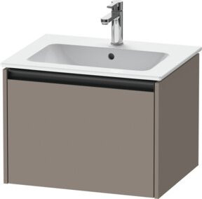 Duravit Waschtischunterschrank Ketho.2 in Basmat, wandhängend mit 1 Auszug, B: 61 cm, T: 48 cm, H: 44 cm - Bild 1