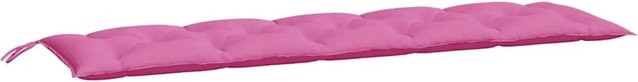 vidaXL Gartenbank-Auflagen 2er-Set aus wasserabweisendem Rosa Oxford-Gewebe - Bild 1