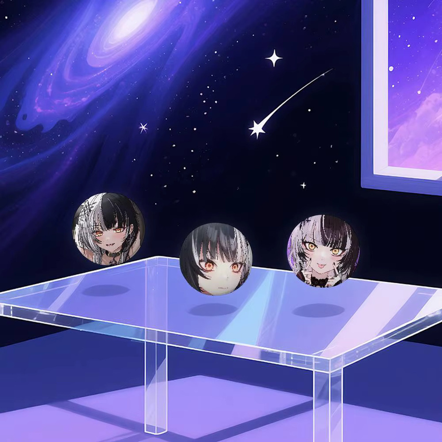 KAYOU Brosche, rund, Cartoon S-Shiori N-Novella - Bild 3