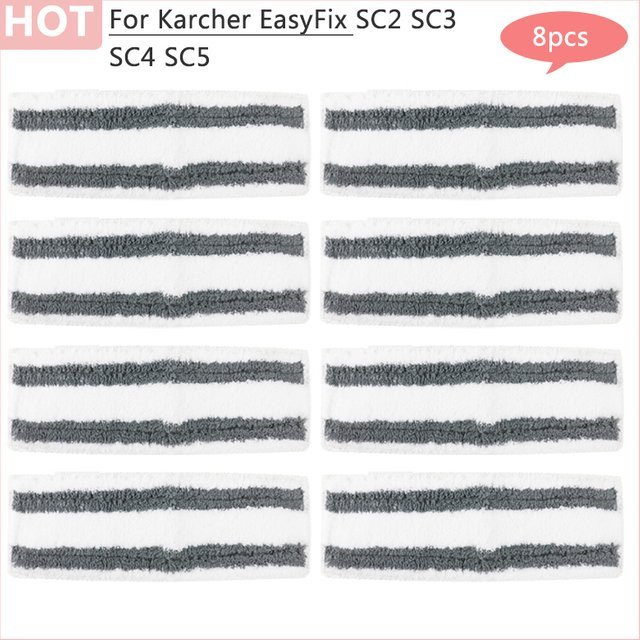 Kärcher EasyFix Mikrofaser-Wischköpfe Ersatz-Lappen für SC2 SC3 SC4 SC5 Dampfreiniger B/T/H: 35,0 x 12,0 cm - Bild 1