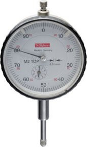 KÄFER Messuhr M2 Top in Silber aus Edelstahl mit Messbereich 10 mm und 0,01 mm Ablesbarkeit - Bild 1