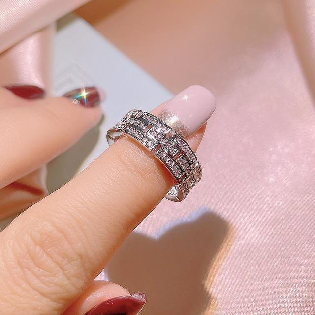 POMOiii Diamantring, 925 Silber, Unisex - Bild 1