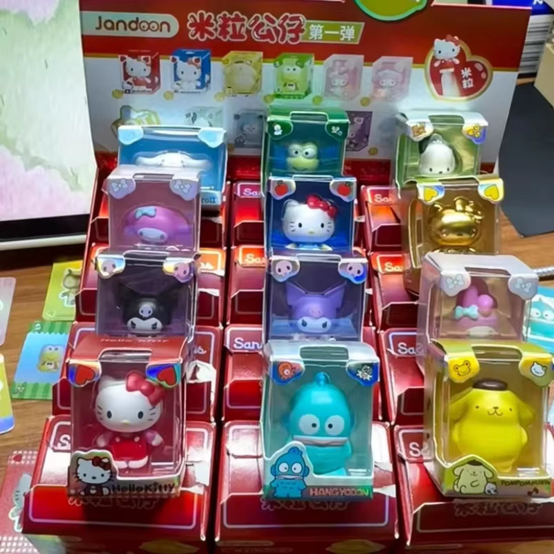 Sanrio Hello Kitty Modellfiguren, Blind Box, Mini Reiskorn-Form - Bild 1