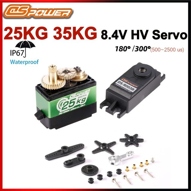 DSpower Hochspannungs-Digitalservo, mit Metallgetriebe - Bild 1