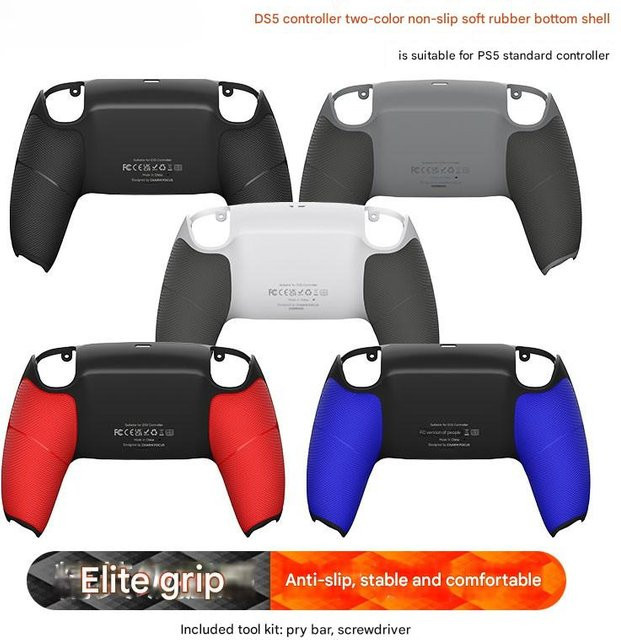 Rutschfester Ersatzboden für PS5-Controller in Weiß für BDM-010, BDM-020, BDM-030, BDM-040 und BDM-050 Modelle - Bild 1