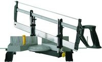 Stanley Gehrungslade aus Metall mit Gehrungssäge in Silber und Grau, Breite: 56 cm - Bild 1