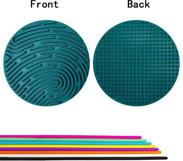 Sensorisches Aktivitätsbrett Silikon, Fidget Spielzeug, multicolour - Bild 1