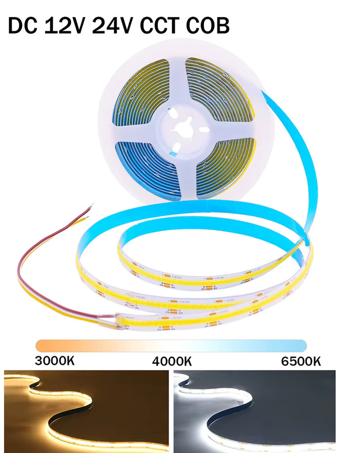XUNATA CCT COB LED-Streifen dimmbar multicolor, 240 cm Länge - Bild 5