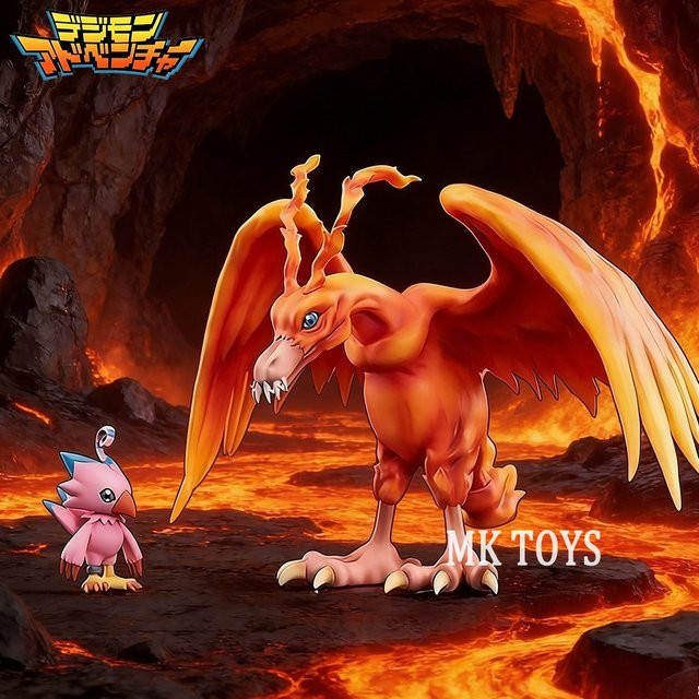 Bandai Digimon Adventure Birdramon und Piyomon Actionfiguren, Einzelfigur - Bild 1