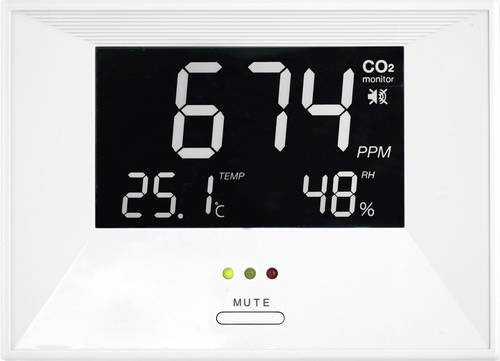 TFA Dostmann AirCo2ntrol Life Kohlendioxid-Messgerät in Weiß - Bild 1