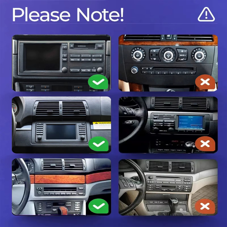ESSGOO Android 15 Autoradio mit 7 Zoll IPS Touchscreen Display für BMW 5er E39 M5 1996-2003, Schwarz, Apple CarPlay, Android Auto, GPS, Bluetooth, Wifi und Lenkradfernbedienung - Bild 2