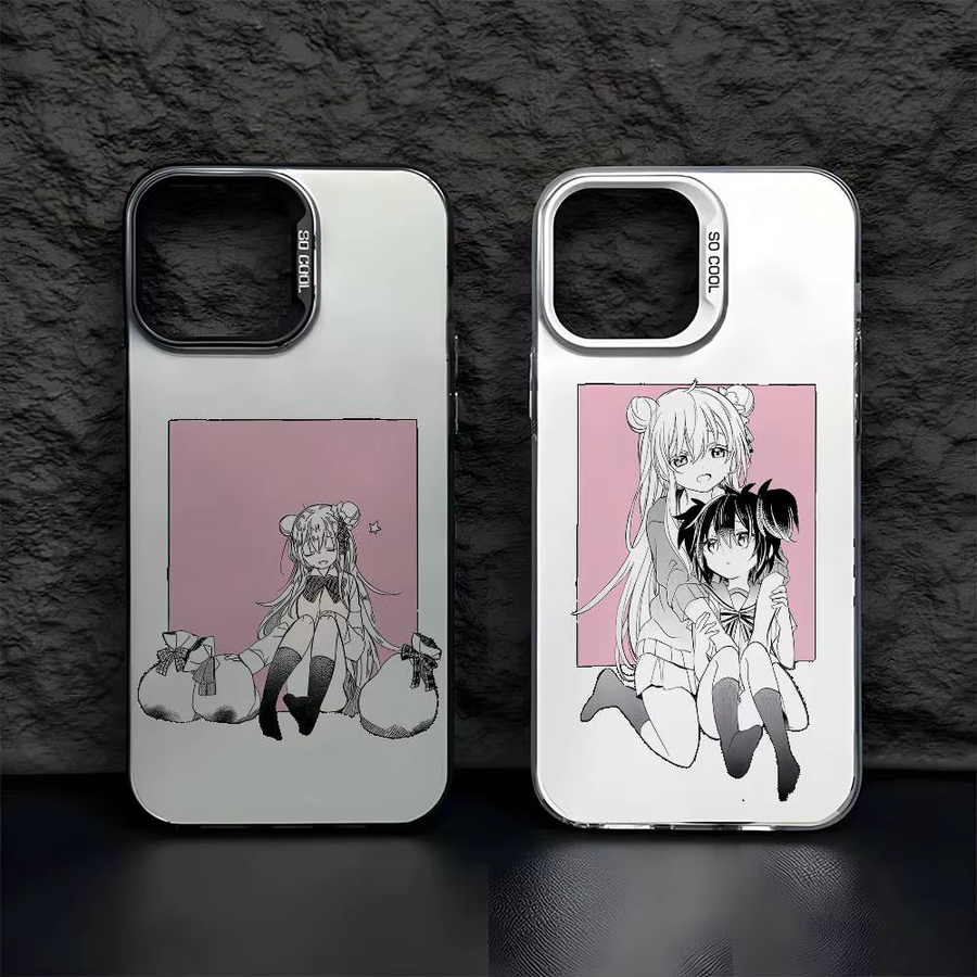 H-Happy Sugar Life Anime Handyhülle für iPhone 11 bis iPhone 17 Pro Max in Mehrfarbig Matt Metallic Aurora - Bild 2