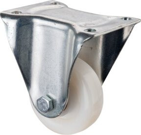 BS Schwerlastrolle N110.B15.104 aus Kunststoff in Silber - Bild 1