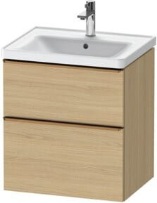 Duravit Waschtischunterschrank D-Neo in Beige, Wandhängend, B/T/H: 58,4 x 45,2 x 62,5 cm - Bild 1