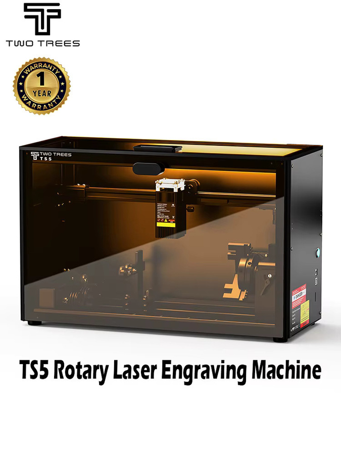 Twotrees TS5 Rotationslasergravierer CNC-Maschine in Schwarz für Stanley Cup, Kugeln und Kreise - Bild 7