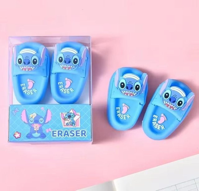 Stitch Cartoon Pantoffel Radiergummi für Kinder in Blau - Bild 1
