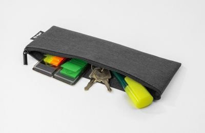 Sigel Taschen-Organizer Set, 2-teilig, grau, B: 25,0 cm, T: 1,0 cm, H: 18,0 cm - Bild 2