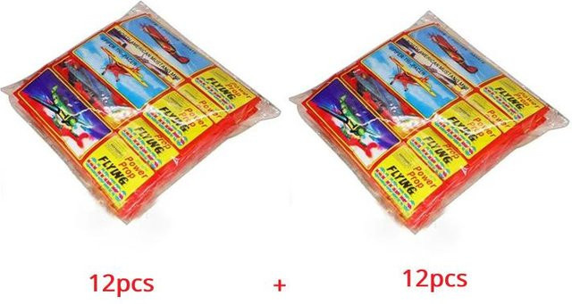 Yiran toy Schaumstoff Flugzeug Segelflieger 12/24-teiliges Set - Bild 1