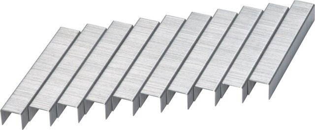 LUX-TOOLS Feindrahtklammern Comfort aus verzinktem Stahl, Farbe: Silber, B/H: 11,4 x 14 mm, 1.000 Stück - Bild 1