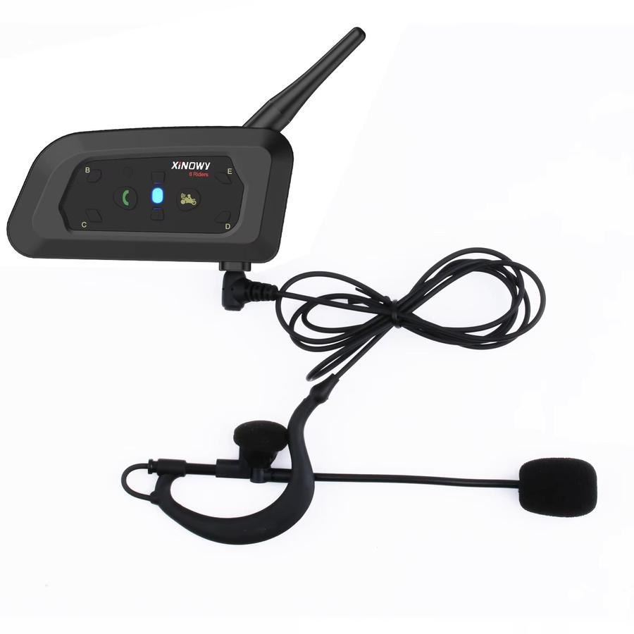 XiNOWY V6C PRO Bluetooth Intercom-Headset für Schiedsrichter mit Vollduplex-Funktion, Schwarz, On-Ear - Bild 3
