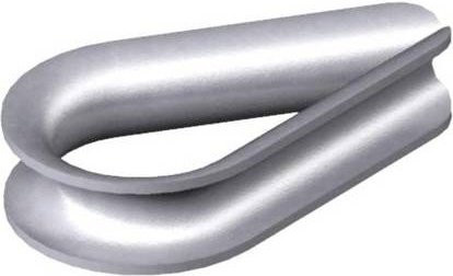 OBO Bettermann Kausche Connector aus Metall in Silber, 10 Stück - Bild 1