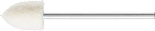 PFERD Filzpolierstifte in Weiß, mittelharte Spitzkegelform, Durchmesser: 8 mm, Schaft-Durchmesser: 2,35 mm, 10 Stück - Bild 1