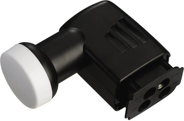 Grundig Quadswitch-LNB in Schwarz zum Anschluss für Digital-Receiver und TV - Bild 1