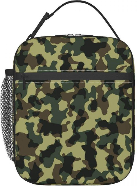Isolierte Lunchtasche Fancy Style Studio Camouflage Militär Tarnung, auslaufsicher und thermisch, Mehrfarbig - Bild 1