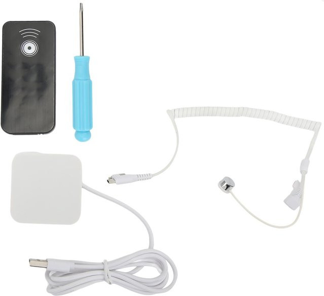 Diebstahlsicherer Ausstellungsständer von GoolRC mit 100dB Alarm und Micro-USB-Ladefunktion für Mobiltelefone in Weiß - Bild 1