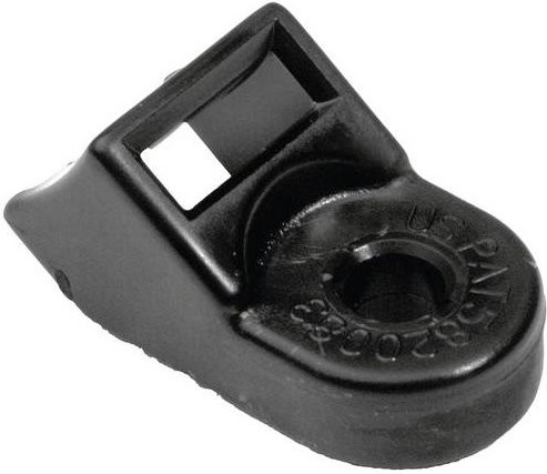 HellermannTyton Befestigungssockel HDM25-PA66HIRHSUV-BK schraubbar Schwarz - Bild 1