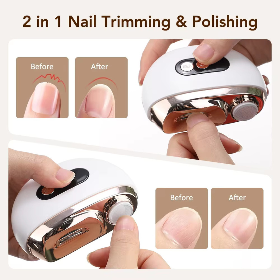 Ms.Dear Elektrischer Nagelknipser und Nagelpolierer, Unisex - Bild 2