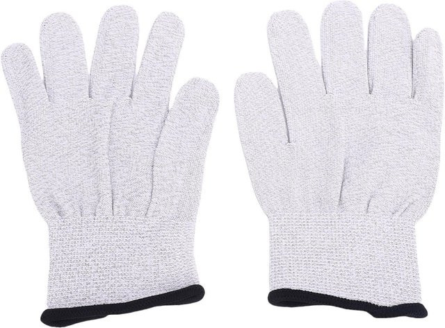 Fishine Leitfähige Handschuhe aus Nylon und Silberfaser 280D in Weiß für die Elektronikmontage und Computerarbeit, atmungsaktiv, Unisex - Bild 1