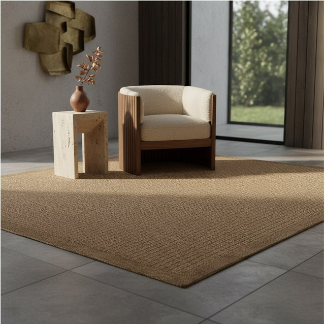 Outdoorteppich Kadima Design Dafne, Braun/Beige, B: 80 cm, L: 150 cm, UV-beständig - Bild 1